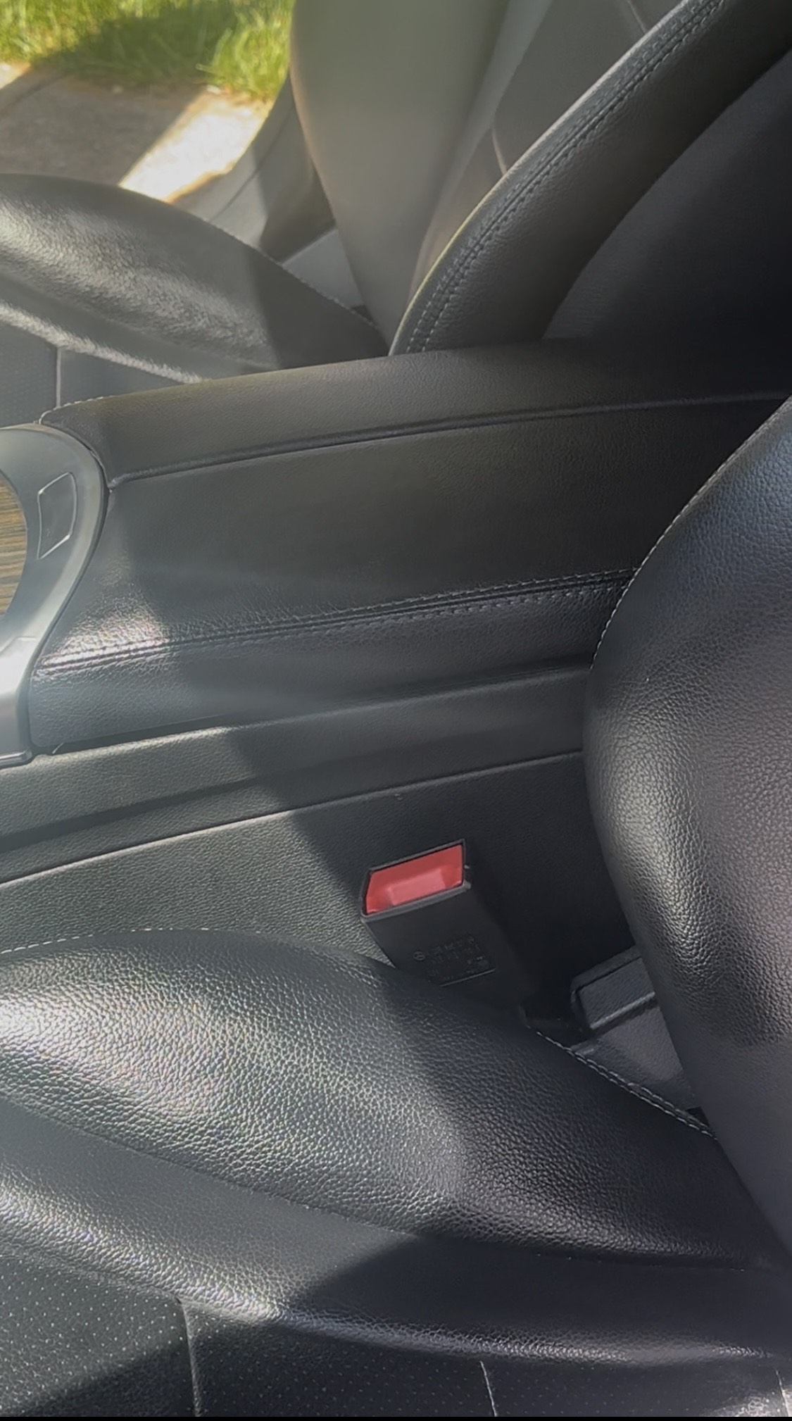 Restored armrest after service