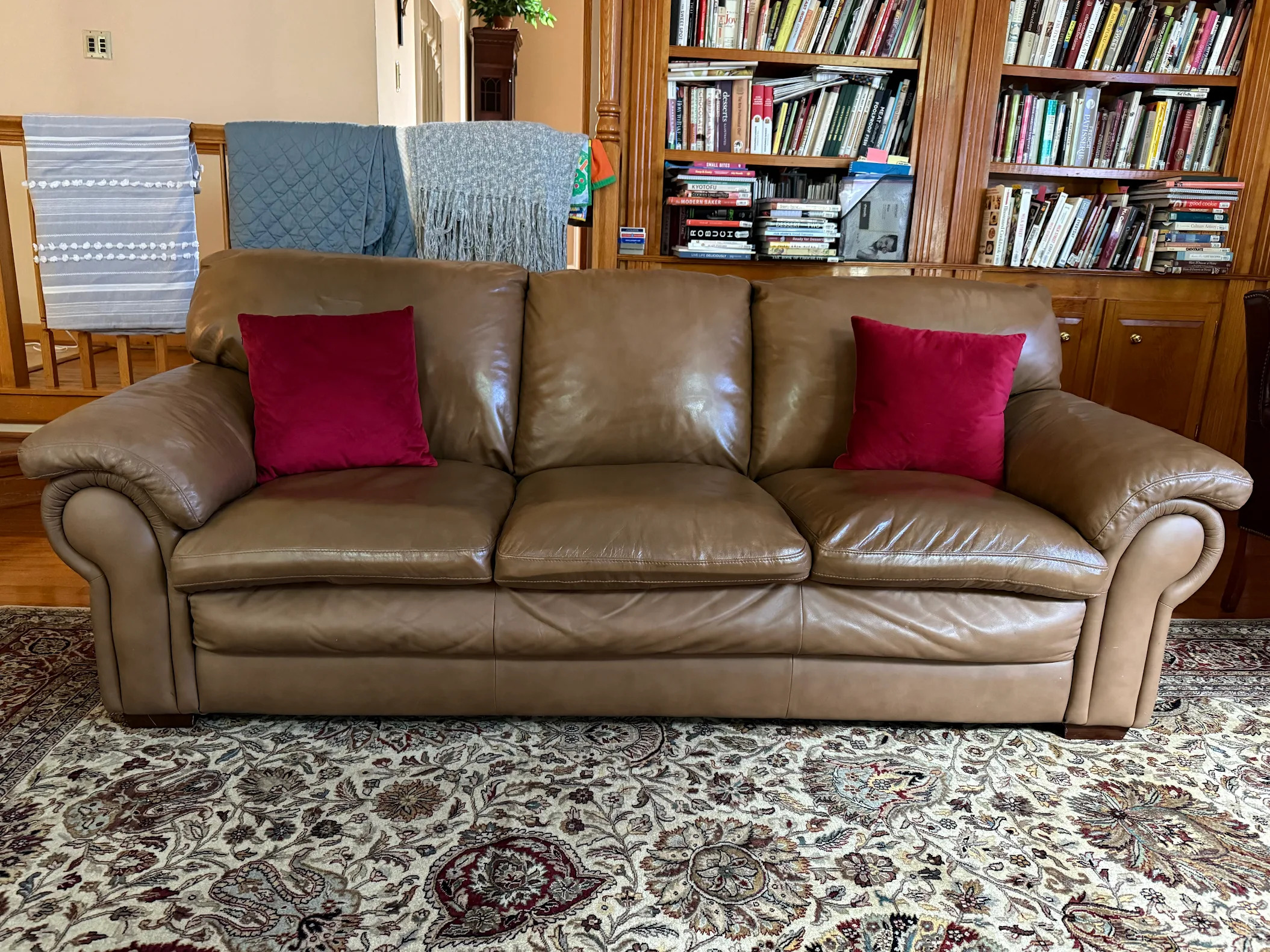 Leather furniture repair
